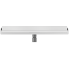 Mexen Flat Wall seinalineaarne äravool 2-ühes 70 cm, valge - 1230070