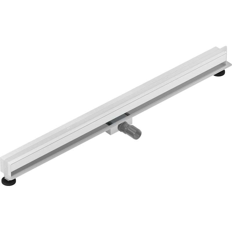 Mexen Flat Wall 2-in-1 Wall Linear Drain 120 cm, White - 1230120