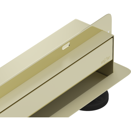 Mexen Flat Wall muurlijnput 2in1 50 cm, goud - 1530050