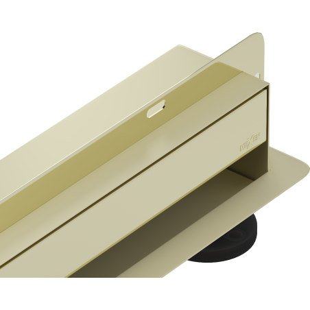 Mexen Flat Wall odpływ liniowy ścienny 2w1 50 cm, złoty - 1530050