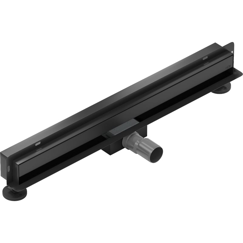 Mexen Flat Wall odpływ liniowy ścienny 2w1 50 cm, czarny - 1730050