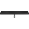 Mexen Flat Wall seinapealne 2-ühes äravool 50 cm, must - 1730050