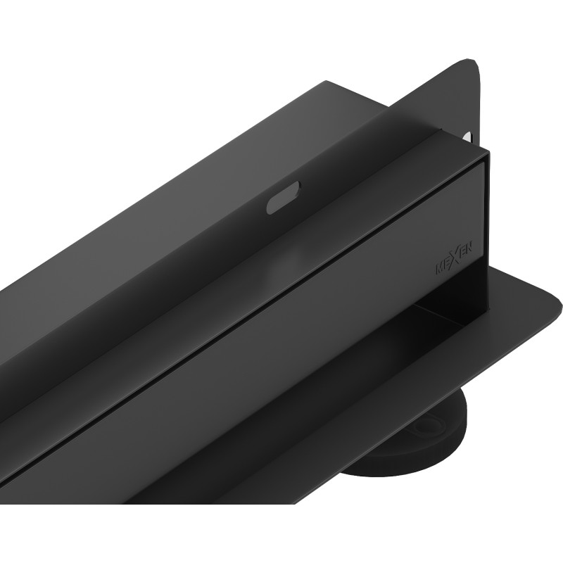 Mexen Flat Wall seinapealne 2-ühes äravool 50 cm, must - 1730050