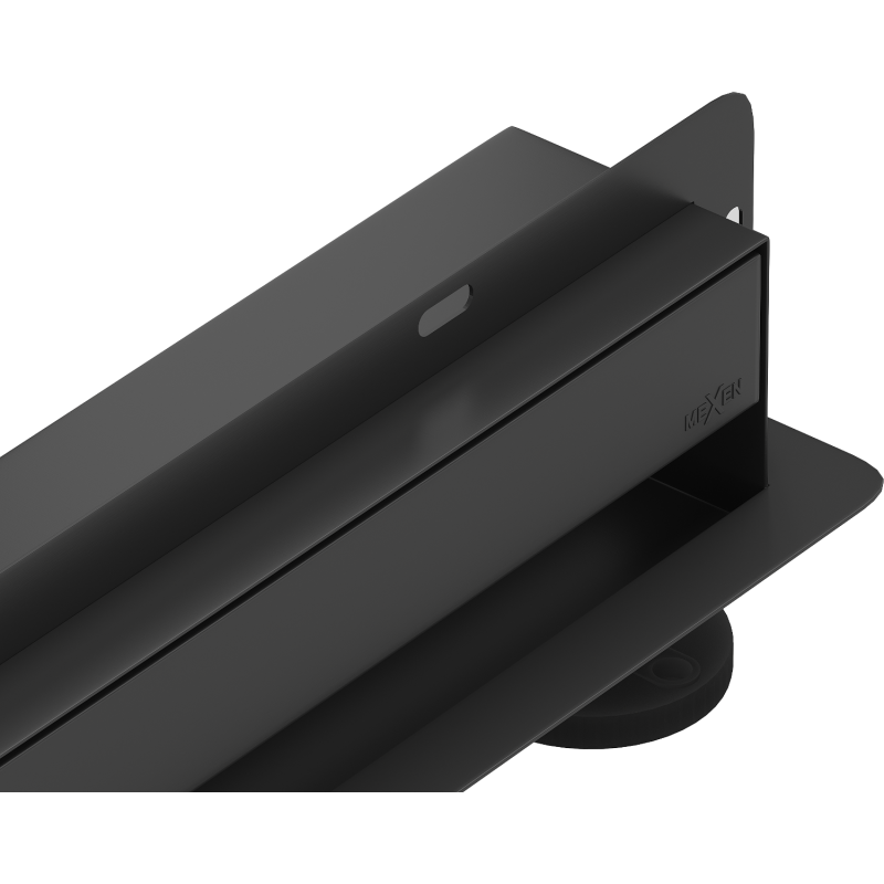 Mexen Flat Wall Wandablauf 2-in-1 50 cm, Schwarz - 1730050