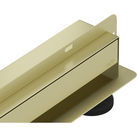 Mexen Flat Wall wall-mounted linear drain 2-in-1 50 cm, brushed gold - 1A30050
