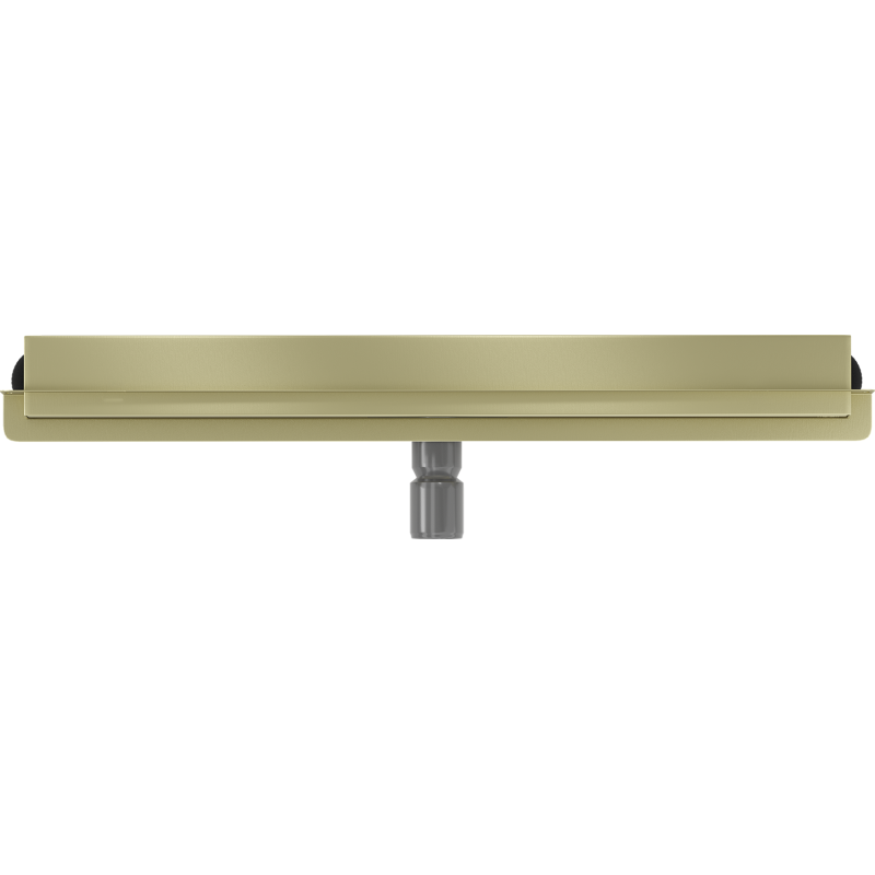 Mexen Flat Wall wall linear drain 2-in-1 70 cm, brushed gold - 1A30070