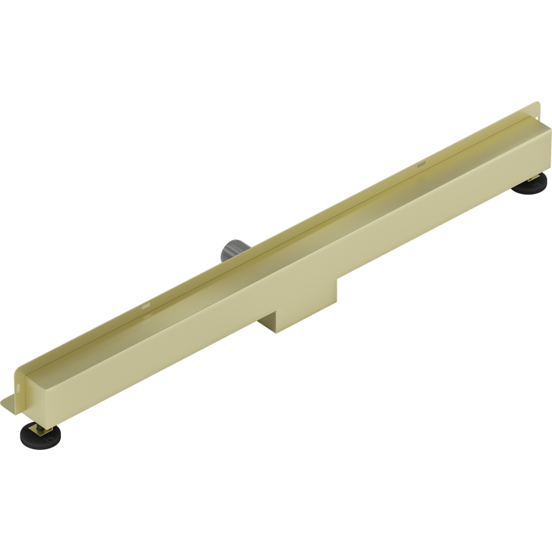 Mexen Flat Wall évacuation linéaire murale 2 en 1 80 cm, or brossé - 1A30080