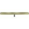 Mexen Flat Wall 2-in-1 Wall Linear Drain 100 cm, Brushed Gold - 1A30100