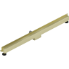 Mexen Flat Wall odpływ liniowy ścienny 2w1 120 cm, złoty szczotkowany - 1A30120