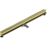 Mexen Flat Wall wall linear drain 2-in-1 120 cm, brushed gold - 1A30120