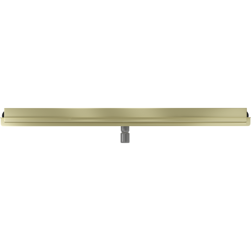 Mexen Flat Wall esgoto linear de parede 2 em 1 120 cm, dourado escovado - 1A30120