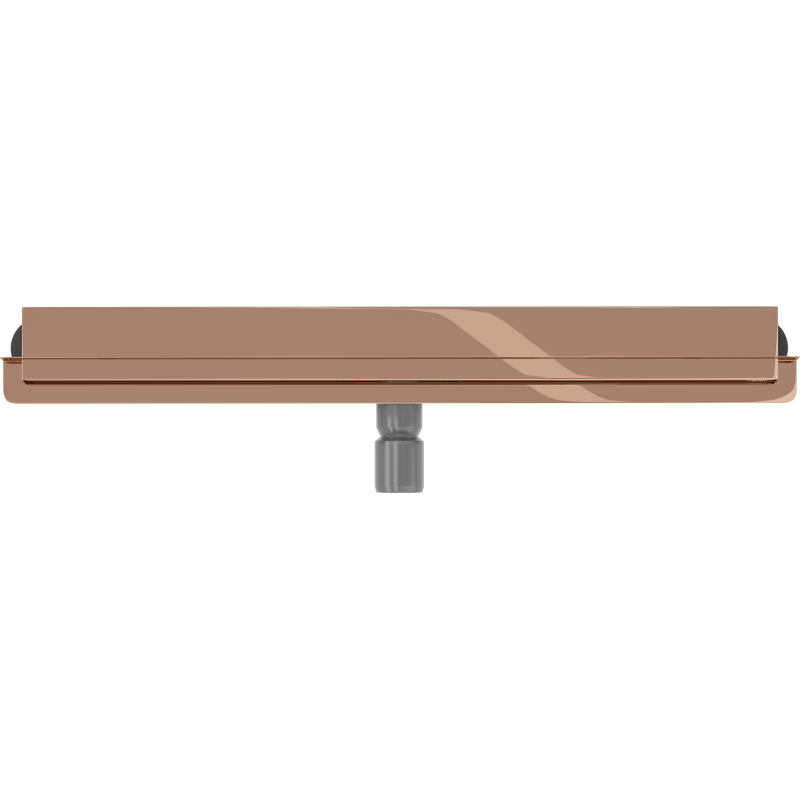 Mexen Flat Wall wall linear drain 2-in-1 60 cm, rose gold - 1630060