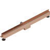Mexen Flat Wall odpływ liniowy ścienny 2w1 90 cm, różowe złoto - 1630090