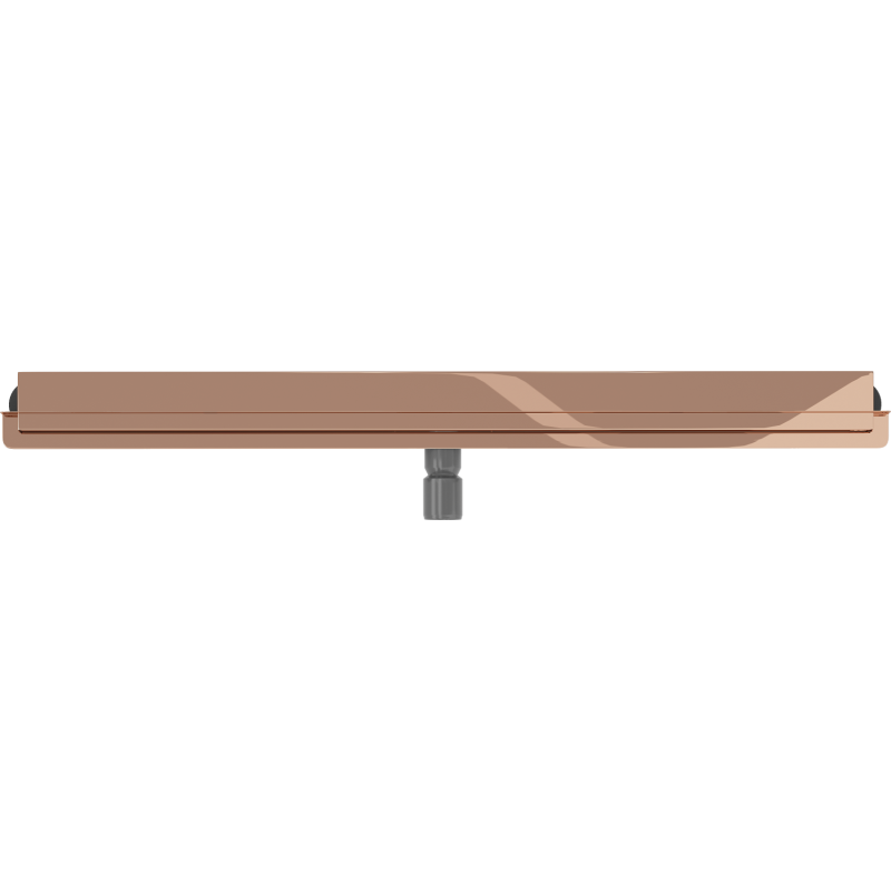 Mexen Flat Wall 2-in-1 Wall Linear Drain 90 cm, Rose Gold - 1630090