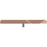 Mexen Flat Wall 2-in-1 Wall Linear Drain 90 cm, Rose Gold - 1630090