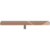 Mexen Flat Wall odpływ liniowy ścienny 2w1 90 cm, różowe złoto - 1630090