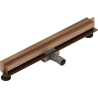 Mexen Flat Wall odpływ liniowy ścienny 2w1 50 cm, miedź szczotkowana - 1C30050