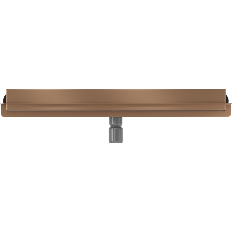 Mexen Flat Wall caniveau linéaire mural 2 en 1 50 cm, cuivre brossé - 1C30050