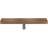 Mexen Flat Wall seinalineaarne äravool 2-in-1 70 cm, harjatud vask - 1C30070
