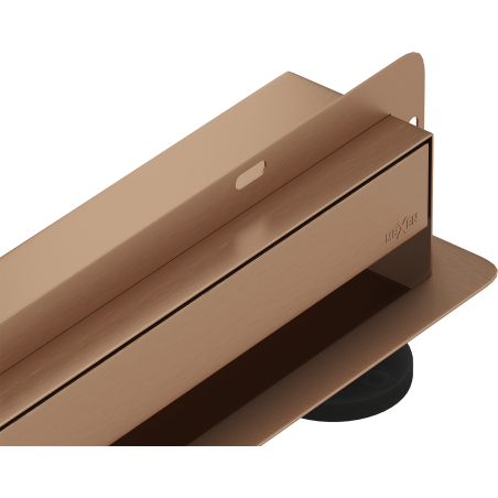 Mexen Flat Wall seinapealne joonvihm 2in1 80 cm, harjatud vask - 1C30080