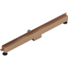 Mexen Flat Wall odpływ liniowy ścienny 2w1 80 cm, miedź szczotkowana - 1C30080