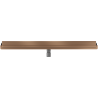 Mexen Flat Wall seinapealne joonvihm 2in1 80 cm, harjatud vask - 1C30080