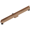 Mexen Flat Wall seinapealne lineaarne äravool 2-ühes 100 cm, harjatud vask - 1C30100