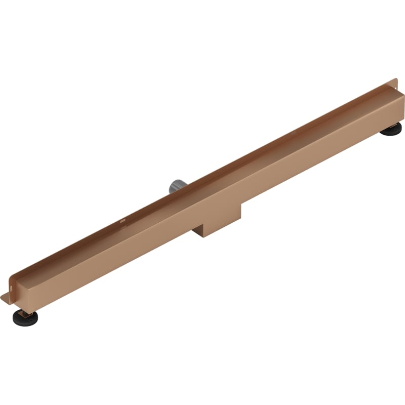 Mexen Flat Wall odpływ liniowy ścienny 2w1 110 cm, miedź szczotkowana - 1C30110