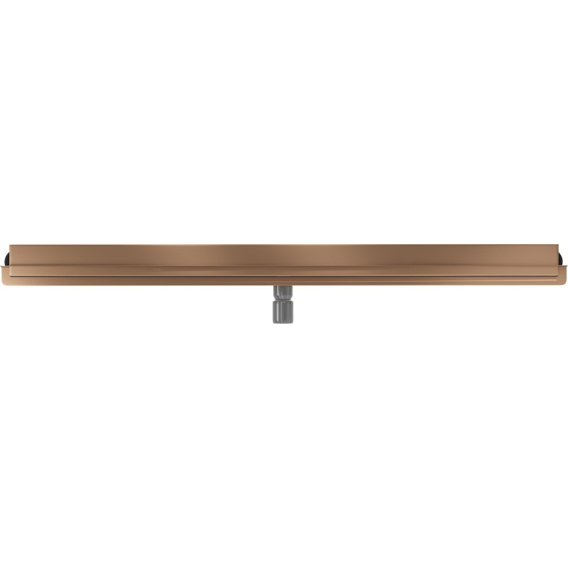 Mexen Flat Wall kaks-ühes lineaarne seinatrapp 120 cm, harjatud vask - 1C30120