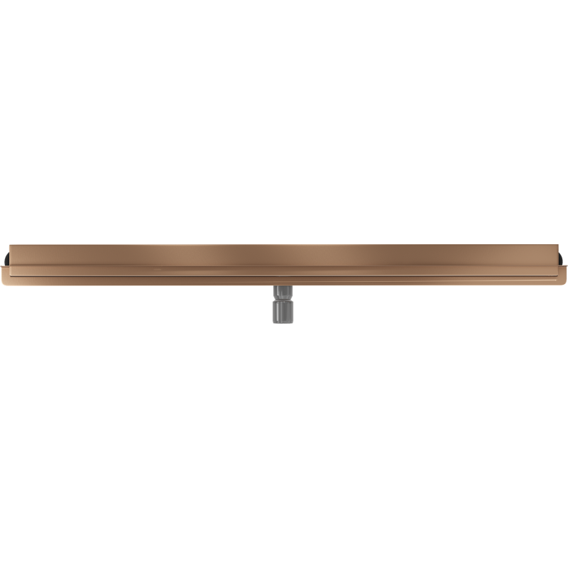 Mexen Flat Wall wall linear drain 2-in-1 120 cm, brushed copper - 1C30120