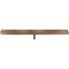 Mexen Flat Wall ralo linear de parede 2 em 1 120 cm, cobre escovado - 1C30120