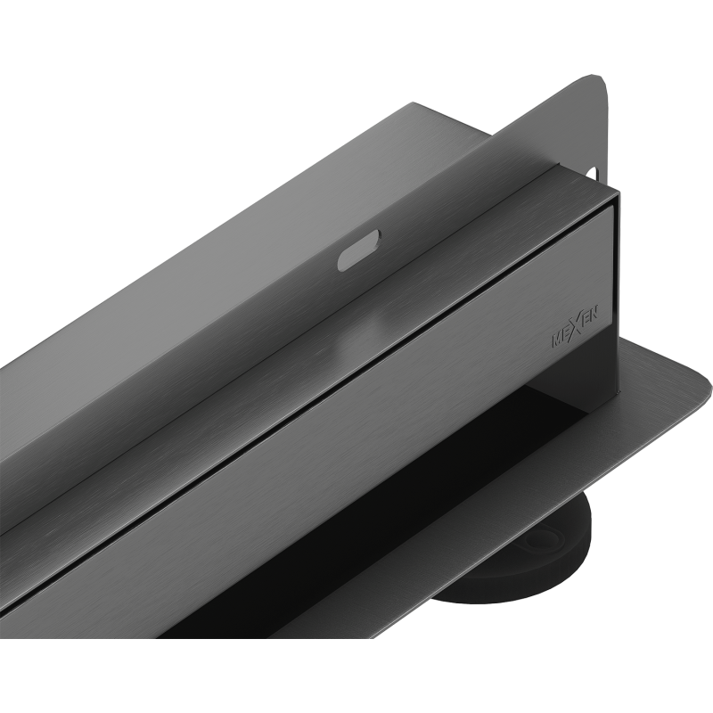 Mexen Flat Wall Wandlinienablauf 2-in-1 50 cm, gun grey gebürstet - 1E30050