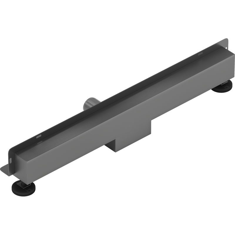 Mexen Flat Wall wall linear drain 2in1 50 cm, brushed gun gray - 1E30050