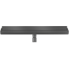 Mexen Flat Wall odpływ liniowy ścienny 2w1 60 cm, gun gray szczotkowany - 1E30060