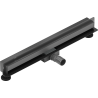 Mexen Flat Wall odpływ liniowy ścienny 2w1 70 cm, gun gray szczotkowany - 1E30070