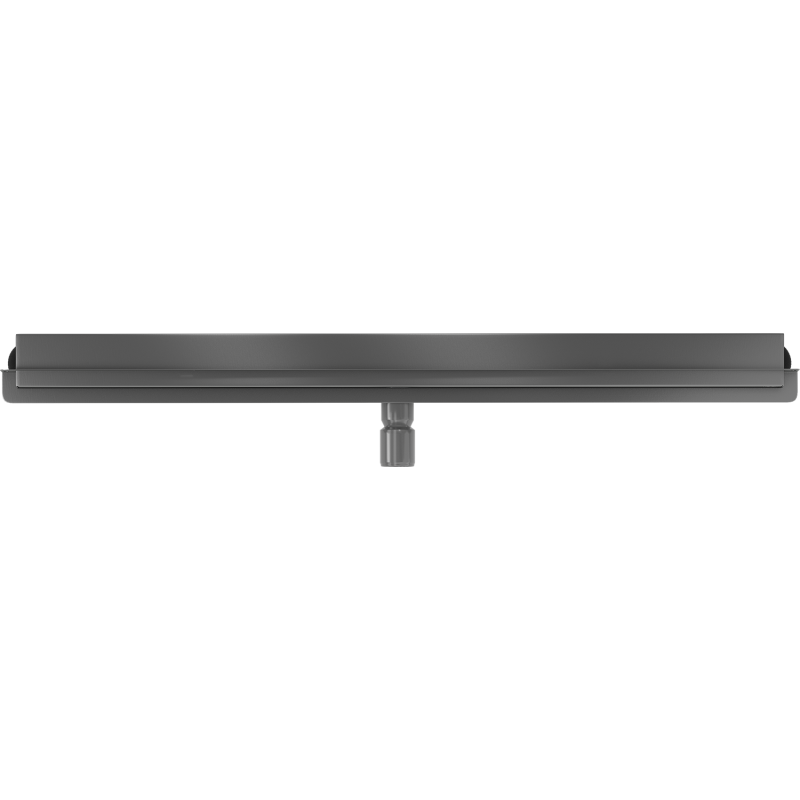 Mexen Flat Wall wall linear drain 2-in-1 80 cm, gun gray brushed - 1E30080