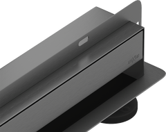 Mexen Flat Wall wall linear drain 2-in-1 100 cm, gun gray brushed - 1E30100