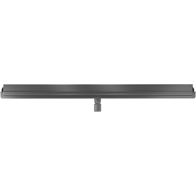 Mexen Flat Wall wall-mounted linear drain 2-in-1 110 cm, brushed gun gray - 1E30110
