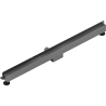 Mexen Flat Wall odpływ liniowy ścienny 2w1 120 cm, gun gray szczotkowany - 1E30120