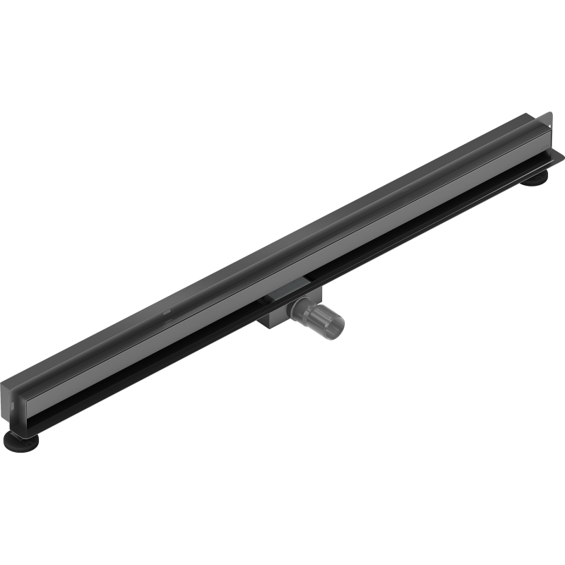 Mexen Flat Wall Wandablauf 2-in-1 120 cm, gun gray gebürstet - 1E30120