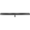 Mexen Flat Wall odpływ liniowy ścienny 2w1 120 cm, gun gray szczotkowany - 1E30120