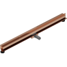 Mexen Flat Wall 2-in-1 Wall Linear Drain 110 cm, Rose Gold - 1630110