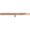 Mexen Flat Wall scarico lineare a muro 2 in 1 120 cm, oro rosa - 1630120