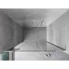 Mexen Mist-H L drzwi prysznicowe uchylne lewe 120 cm, transparent, chrom - 8A5L-120-001-01-00-L