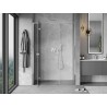 Mexen Mist-H L drzwi prysznicowe uchylne lewe 160 cm, transparent, chrom - 8A5L-160-001-01-00-L