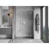 Mexen Mist-H L drzwi prysznicowe uchylne prawe 125 cm, transparent, chrom - 8A5L-125-001-01-00-P