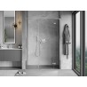 Mexen Mist-H L drzwi prysznicowe uchylne prawe 145 cm, transparent, chrom - 8A5L-145-001-01-00-P