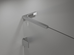 Mexen ensemble de supports d'angle en L pour portes et cloisons de douche 6-8 mm, chrome - 830-12-01