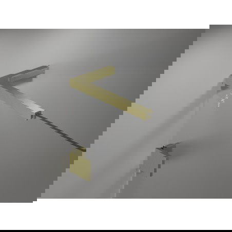 Mexen Winkelstabilisator-Set L für Duschwände und -türen 6-8 mm, gebürstetes Gold - 830-12-55