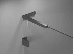 Mexen set di stabilizzatori angolari a L per porte e pareti doccia 6-8 mm, gun metal - 830-12-95